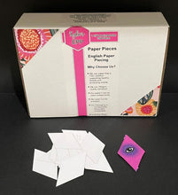 Load image into Gallery viewer, 750 x 1 1/4" 6 Pointed Star English Paper Piecing Laser Cut for Quilting / Sewing 200gsm Card Stock