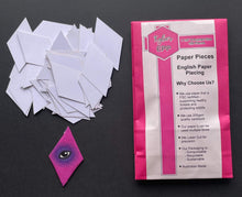 Load image into Gallery viewer, 150 x 1 1/4" 6 Pointed Star English Paper Piecing Laser Cut for Quilting / Sewing 200gsm Card Stock