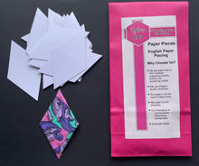 Load image into Gallery viewer, 100 x 2" 6 Pointed Star English Paper Piecing Laser Cut for Quilting / Sewing 200gsm Card Stock