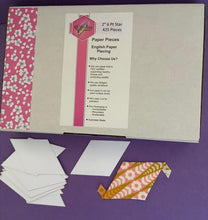 Load image into Gallery viewer, Six Pointed Star 2" English Paper Piecing Laser Cut for Quilting / Sewing 200gsm Card Stock