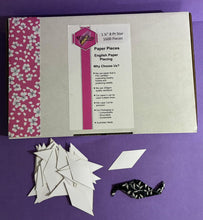 Load image into Gallery viewer, 1,600 x 1 1/4" 8 Pointed Star English Paper Piecing Laser Cut for Quilting / Sewing 200gsm Card Stock