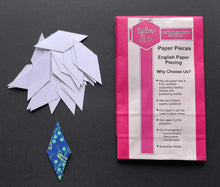 Load image into Gallery viewer, 150 x 1 1/4" 8 Pointed Star English Paper Piecing Laser Cut for Quilting / Sewing 200gsm Card Stock