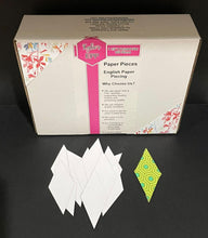 Load image into Gallery viewer, 650 x 1 1/2" 8 Pointed Star English Paper Piecing Laser Cut for Quilting / Sewing 200gsm Card Stock