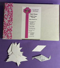 Load image into Gallery viewer, 650 x 1 1/2" 8 Pointed Star English Paper Piecing Laser Cut for Quilting / Sewing 200gsm Card Stock