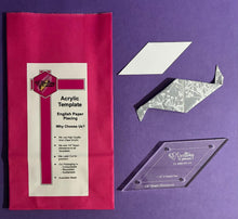 Load image into Gallery viewer, Eight Pointed Star 1 1/2" English Paper Piecing Laser Cut for Quilting / Sewing 200gsm Card Stock