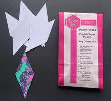 Load image into Gallery viewer, 100 x 2" 8 Pointed Star English Paper Piecing Laser Cut for Quilting / Sewing 200gsm Card Stock