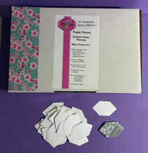 Load image into Gallery viewer, Elongated Hexagon 3/4" English Paper Piecing Laser Cut for Quilting / Sewing 200gsm Card Stock