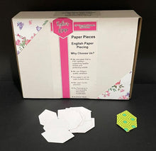 Load image into Gallery viewer, 1,500 x 3/4" Elongated Hexagon English Paper Piecing Laser Cut for Quilting / Sewing 200gsm Card Stock