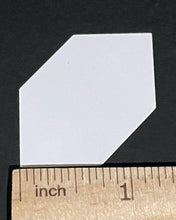 Load image into Gallery viewer, 150 x 3/4" Elongated Hexagon English Paper Piecing Laser Cut for Quilting / Sewing 200gsm Card Stock