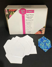 Load image into Gallery viewer, 700 x 1 1/2" Elongated Hexagon English Paper Piecing Laser Cut for Quilting / Sewing 200gsm Card Stock