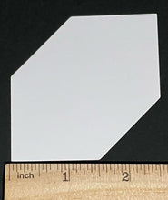 Load image into Gallery viewer, 700 x 1 1/2" Elongated Hexagon English Paper Piecing Laser Cut for Quilting / Sewing 200gsm Card Stock