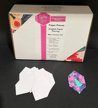 Load image into Gallery viewer, 650 x 1" Elongated Hexagon English Paper Piecing Laser Cut for Quilting / Sewing 200gsm Card Stock