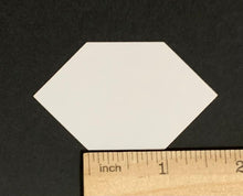 Load image into Gallery viewer, 1,300 x 1" Elongated Hexagon English Paper Piecing Laser Cut for Quilting / Sewing 200gsm Card Stock