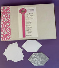 Load image into Gallery viewer, Elongated Hexagon 1 1/2" English Paper Piecing Laser Cut for Quilting / Sewing 200gsm Card Stock