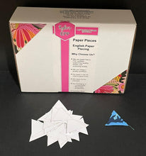 Load image into Gallery viewer, 1,600 x 1 1/4" Equilateral Triangle English Paper Piecing Laser Cut for Quilting / Sewing 200gsm Card Stock