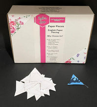 Load image into Gallery viewer, 800 x 1 1/4" Equilateral Triangle English Paper Piecing Laser Cut for Quilting / Sewing 200gsm Card Stock