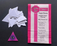 Load image into Gallery viewer, 150 x 1 1/2" Equilateral Triangle English Paper Piecing Laser Cut for Quilting / Sewing 200gsm Card Stock