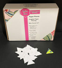 Load image into Gallery viewer, 1,600 x 1" Equilateral Triangle English Paper Piecing Laser Cut for Quilting / Sewing 200gsm Card Stock