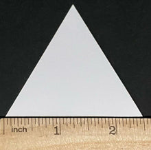 Load image into Gallery viewer, 1,200 x 2 1/2" Equilateral Triangle English Paper Piecing Laser Cut for Quilting / Sewing 200gsm Card Stock
