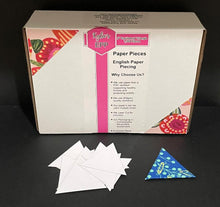 Load image into Gallery viewer, 1,300 x 2" Equilateral Triangle English Paper Piecing Laser Cut for Quilting / Sewing 200gsm Card Stock