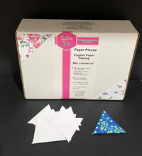 Load image into Gallery viewer, 650 x 2" Equilateral Triangle English Paper Piecing Laser Cut for Quilting / Sewing 200gsm Card Stock