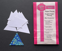 Load image into Gallery viewer, 100 x 2" Equilateral Triangle English Paper Piecing Laser Cut for Quilting / Sewing 200gsm Card Stock