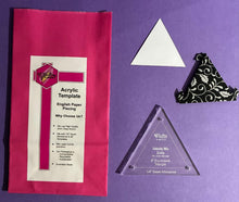 Load image into Gallery viewer, Equilateral Triangle 2" English Paper Piecing Laser Cut for Quilting / Sewing 200gsm Card Stock