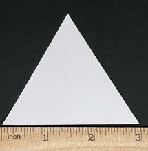 Load image into Gallery viewer, 850 x 3" Equilateral Triangle English Paper Piecing Laser Cut for Quilting / Sewing 200gsm Card Stock