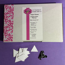 Load image into Gallery viewer, Equilateral Triangle 1 1/4" English Paper Piecing Laser Cut for Quilting / Sewing 200gsm Card Stock