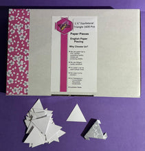 Load image into Gallery viewer, Equilateral Triangle 1 1/2" English Paper Piecing Laser Cut for Quilting / Sewing 200gsm Card Stock