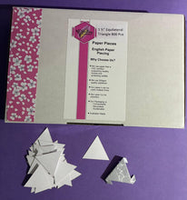 Load image into Gallery viewer, Equilateral Triangle 1 1/2" English Paper Piecing Laser Cut for Quilting / Sewing 200gsm Card Stock
