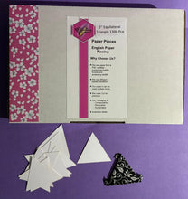 Load image into Gallery viewer, Equilateral Triangle 2" English Paper Piecing Laser Cut for Quilting / Sewing 200gsm Card Stock