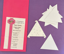 Load image into Gallery viewer, Equilateral Triangle 3" English Paper Piecing Laser Cut for Quilting / Sewing 200gsm Card Stock