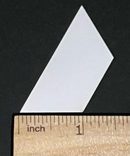 Load image into Gallery viewer, 1,500 x 1" Half Hexagon's English Paper Piecing Laser Cut for Quilting / Sewing 200gsm Card Stock