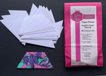 Load image into Gallery viewer, 100 x 2" Half Hexagon's English Paper Piecing Laser Cut for Quilting / Sewing 200gsm Card Stock