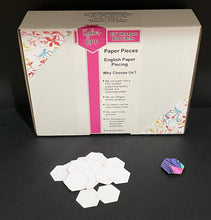 Load image into Gallery viewer, 800 x 1/2" Hexagon's English Paper Piecing Laser Cut for Quilting / Sewing 200gsm Card Stock