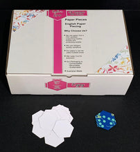 Load image into Gallery viewer, 800 x 5/8" Hexagon's English Paper Piecing Laser Cut for Quilting / Sewing 200gsm Card Stock