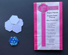 Load image into Gallery viewer, 150 x 5/8" Hexagon's English Paper Piecing Laser Cut for Quilting / Sewing 200gsm Card Stock