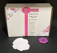 Load image into Gallery viewer, 1500 x 3/4" Hexagon's English Paper Piecing Laser Cut for Quilting / Sewing 200gsm Card Stock