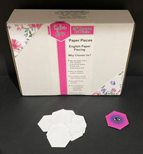 Load image into Gallery viewer, 750 x 3/4" Hexagon's English Paper Piecing Laser Cut for Quilting / Sewing 200gsm Card Stock