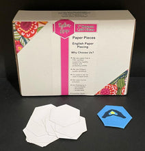 Load image into Gallery viewer, 2,000 x 1" Hexagon's English Paper Piecing Laser Cut for Quilting / Sewing 200gsm Card Stock