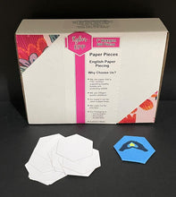 Load image into Gallery viewer, 600 x 1" Hexagon's English Paper Piecing Laser Cut for Quilting / Sewing 200gsm Card Stock