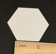 Load image into Gallery viewer, 100 x 1" Hexagon's English Paper Piecing Laser Cut for Quilting / Sewing 200gsm Card Stock