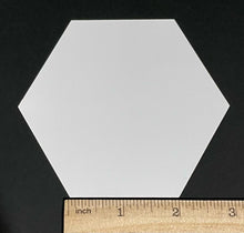 Load image into Gallery viewer, 100 x 2" Hexagon's English Paper Piecing Laser Cut for Quilting / Sewing 200gsm Card Stock