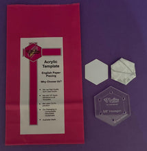 Load image into Gallery viewer, Hexagon 5/8" English Paper Piecing Laser Cut for Quilting / Sewing 200gsm Card Stock