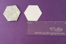 Load image into Gallery viewer, Hexagon 1" English Paper Piecing Laser Cut for Quilting / Sewing 200gsm Card Stock
