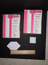 Load image into Gallery viewer, 290 x 1 1/2" Square & 145 x 1 1/2" Honeycomb English Paper Piecing Laser Cut for Quilting / Sewing 200gsm Card Stock