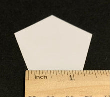 Load image into Gallery viewer, 850 x 1 1/4" Pentagon English Paper Piecing Laser Cut for Quilting / Sewing 200gsm Card Stock
