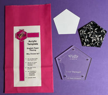 Load image into Gallery viewer, Pentagon 1 1/4" English Paper Piecing Laser Cut for Quilting / Sewing 200gsm Card Stock