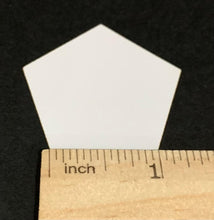 Load image into Gallery viewer, 600 x 1" Pentagon English Paper Piecing Laser Cut for Quilting / Sewing 200gsm Card Stock